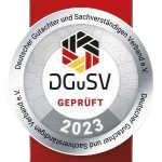 DGuSV geprüft Sachverständigenzertifikat